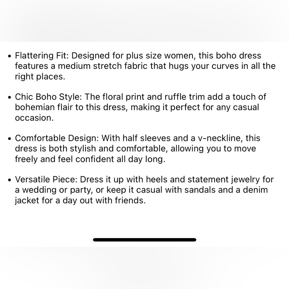 Chic Boho Style Dress - Picture 4 of 4
